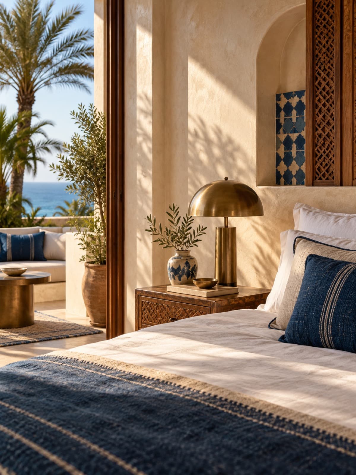 Garden Suite — bedroom detail
