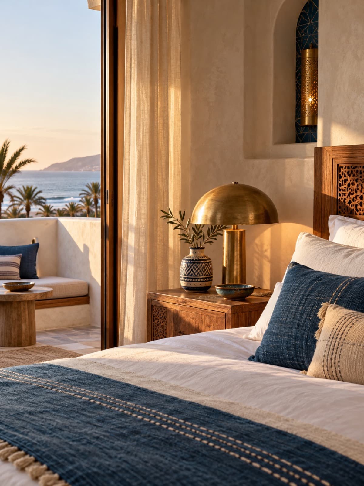 Ocean Suite — bedroom detail