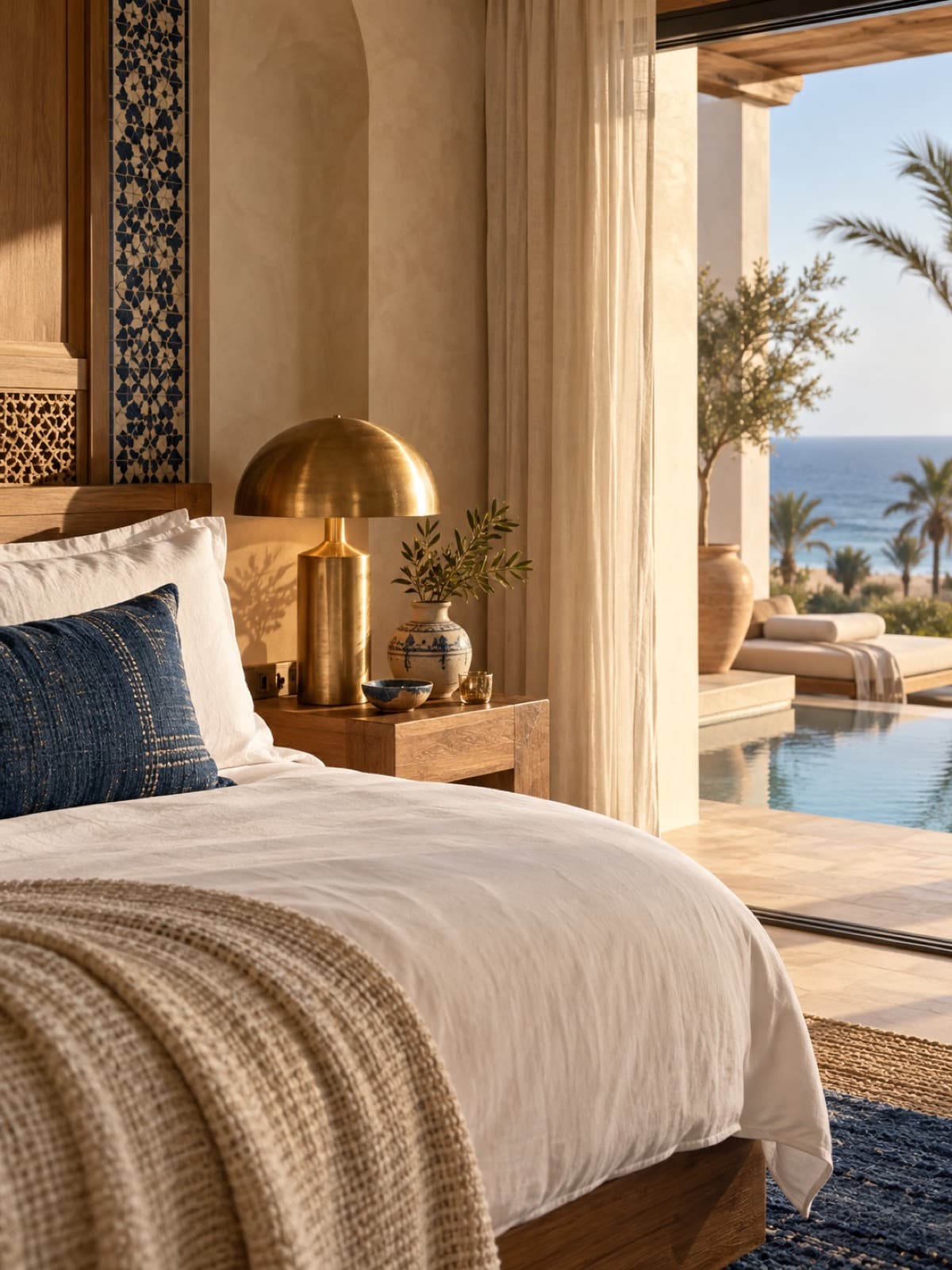Pool Villa — bedroom detail
