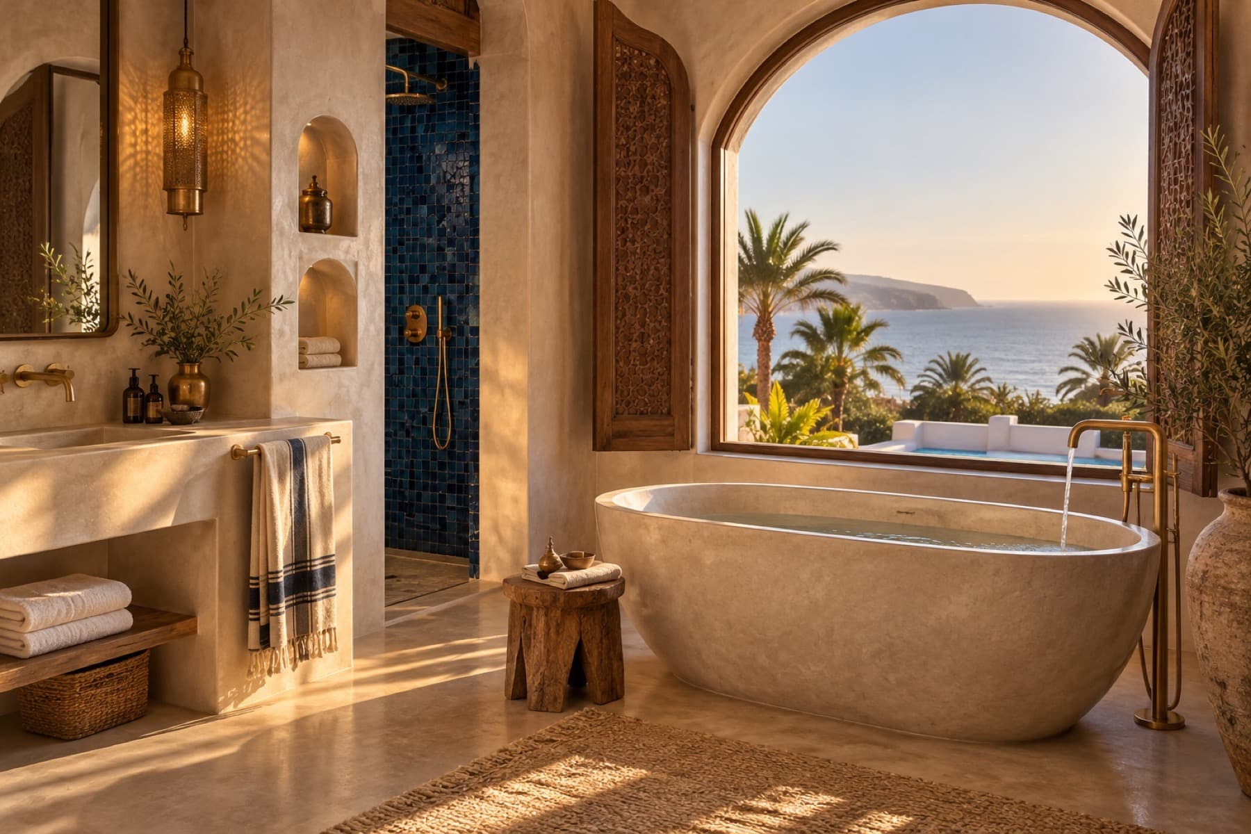 Kasbah Deluxe — bathroom